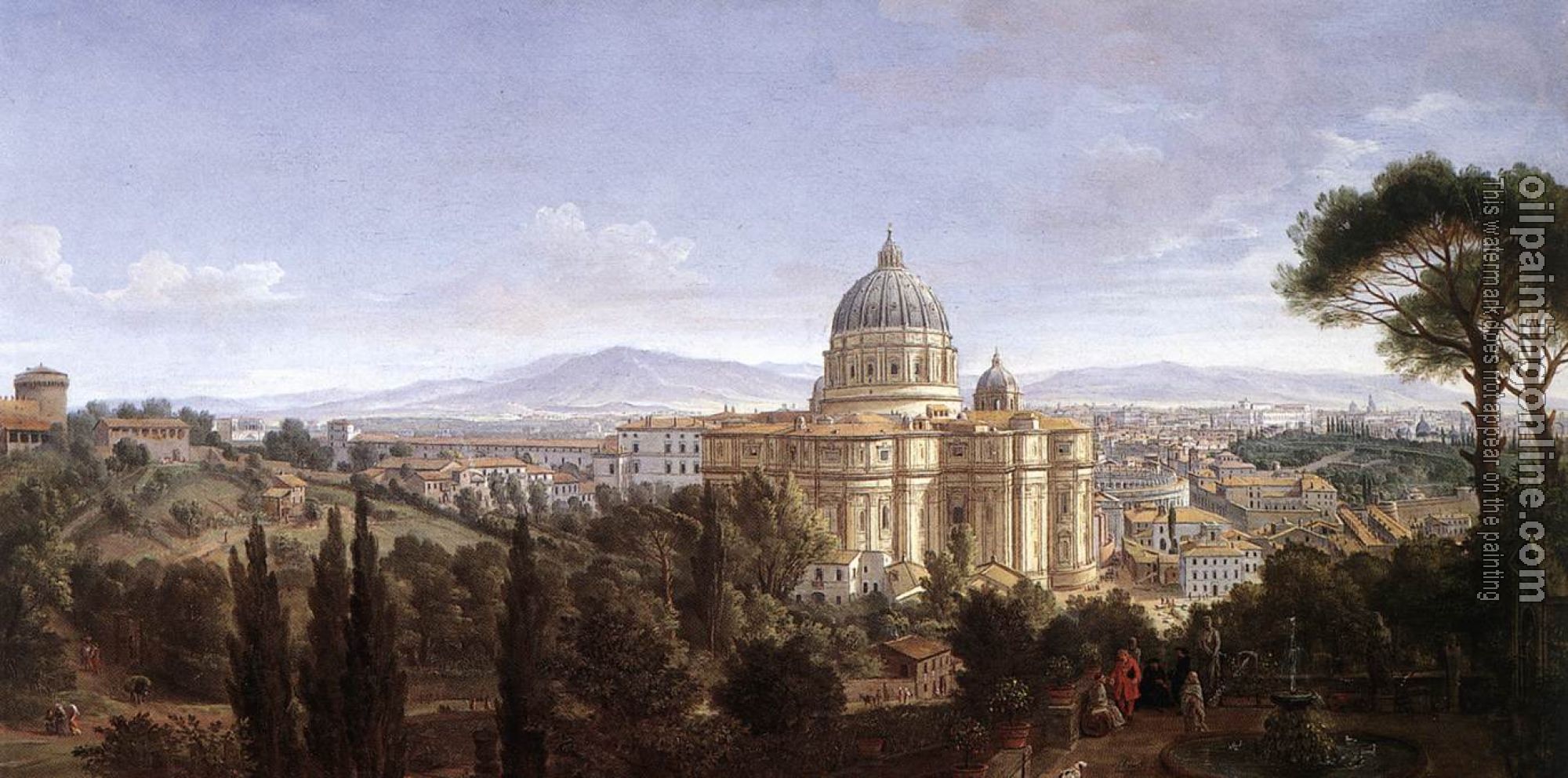 Wittel, Caspar Andriaans van - The St Peter's in Rome